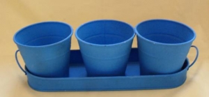Manufacturers Exporters and Wholesale Suppliers of Tray With 3 Planter Moradabad Uttar Pradesh Tray With 3 Planter
